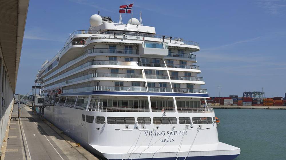 Viking Cruises reafirma su apuesta por el Puerto de Valencia con la escala del “Viking Saturn”