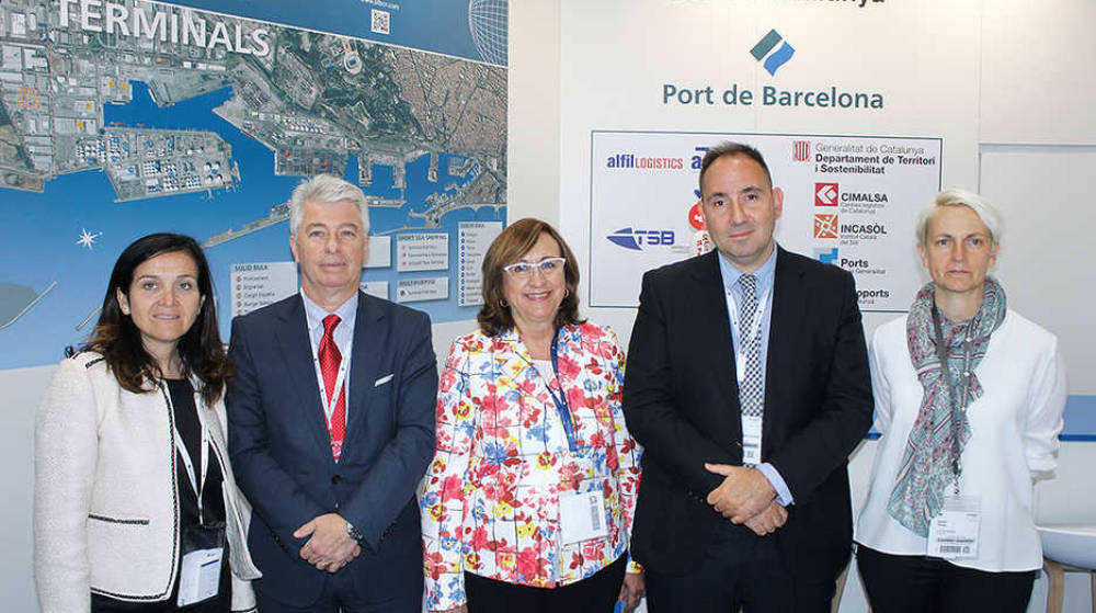 El Puerto de Barcelona promociona su conectividad terrestre y su car&aacute;cter facilitador del import-export