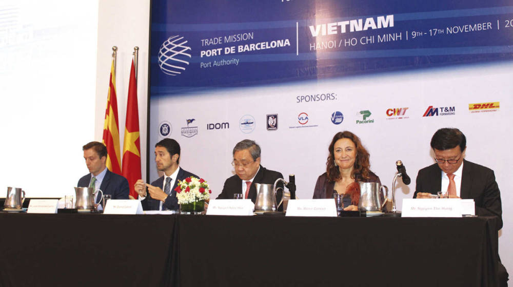 Barcelona pone su potencial log&iacute;stico al servicio del comercio exterior de Vietnam