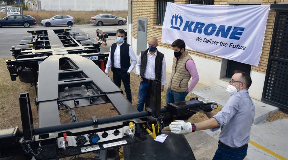 Krone-fleet lanza su plataforma ELTU 70 para el transporte de contenedores de 45 pies