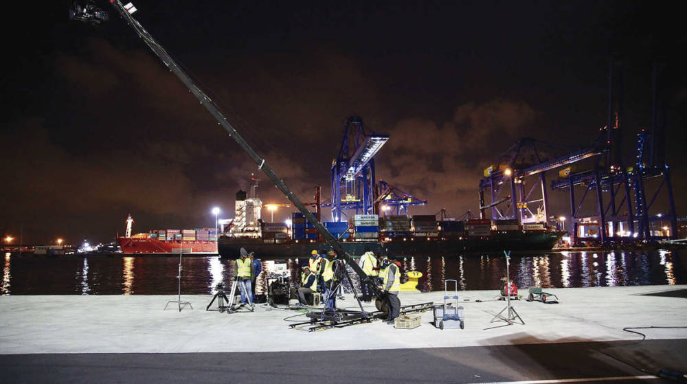 El puerto de Valencia, escenario de un rodaje de una pel&iacute;cula para el Bollywood