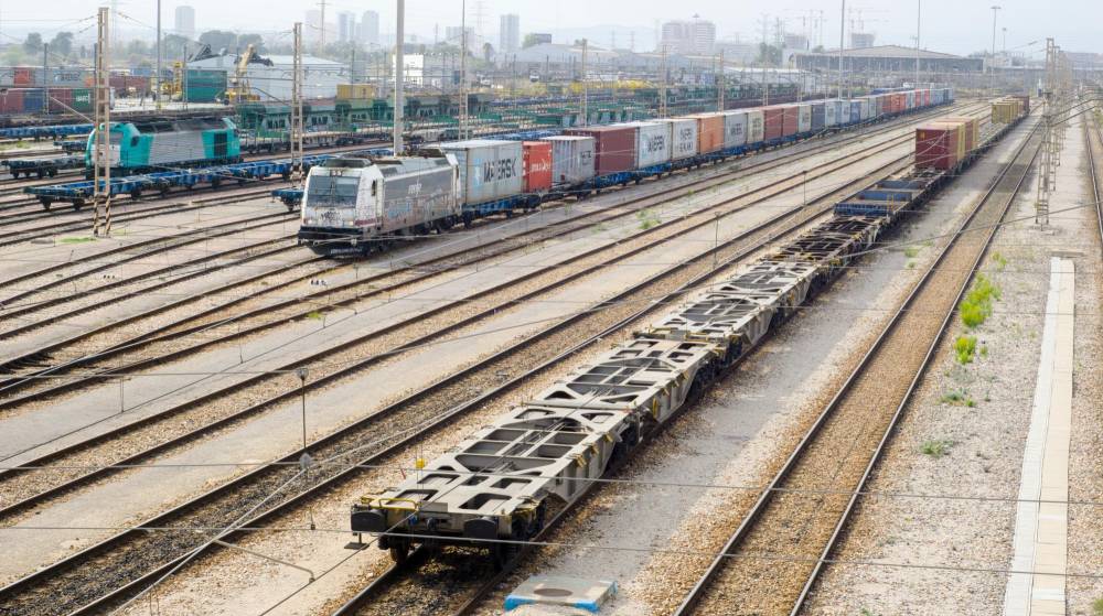 El tráfico de trenes de mercancías creció un 6,2% hasta octubre