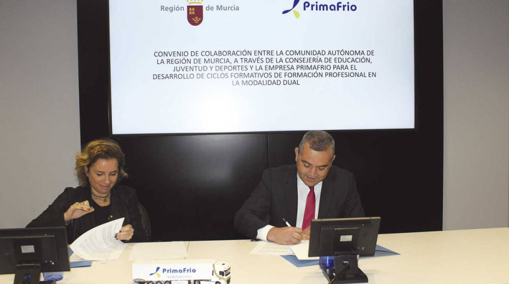 Primafrio y la Consejer&iacute;a de Educaci&oacute;n de Murcia firman un Convenio para desarrollar la FP Dual 4.0