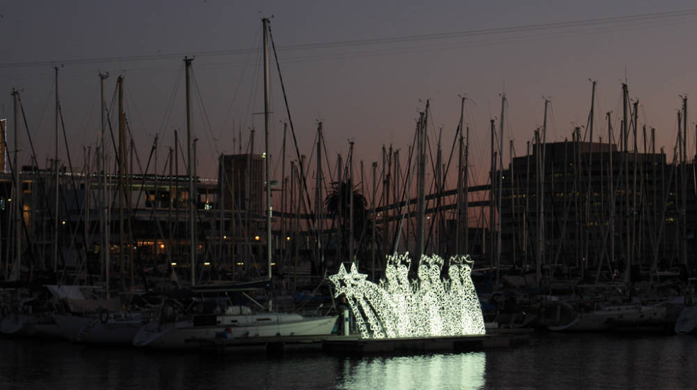 Ya es navidad en el Port de Barcelona