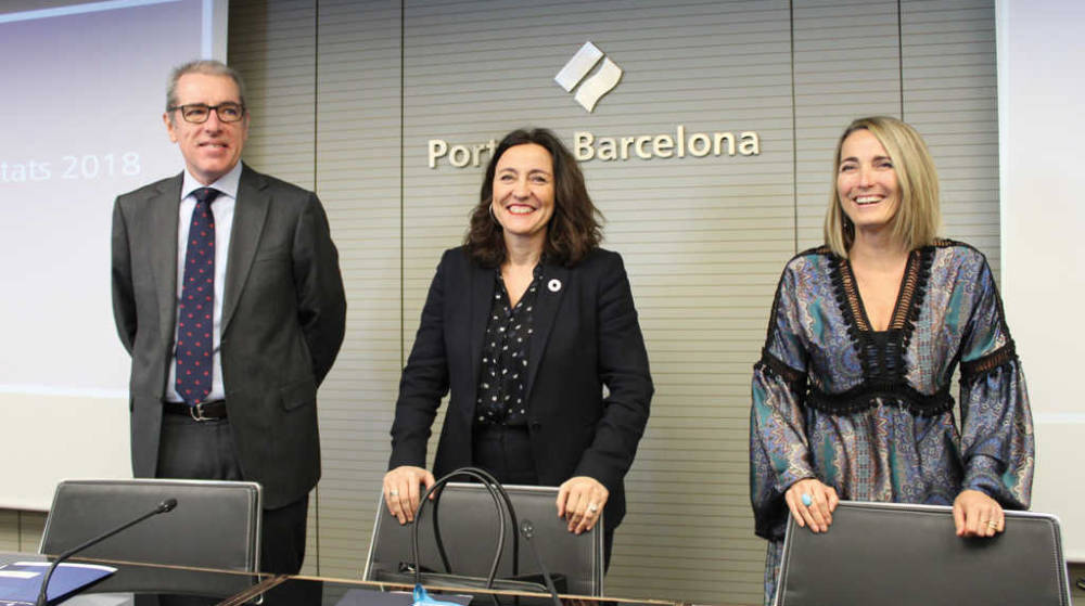 Los beneficios del Puerto de Barcelona crecieron un 8% en 2018, hasta los 53,7 millones de euros&nbsp;