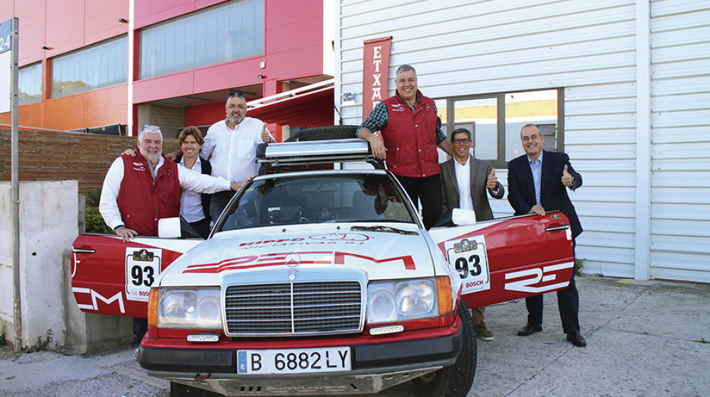 Un grupo de empresas log&iacute;sticas patrocinan un coche para el Spain Classic Raid