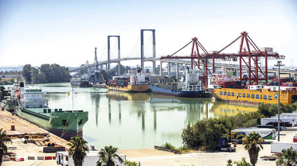 El tr&aacute;fico en el puerto de Sevilla crece un 6,8% hasta mayo