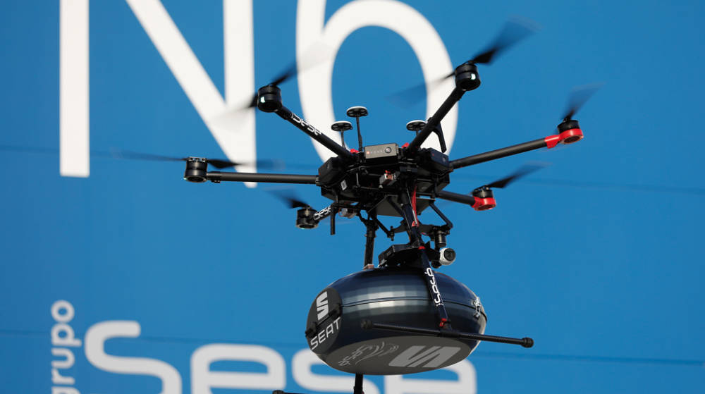 Ses&eacute; y SEAT lanzan un servicio pionero para el suministro de componentes con drones