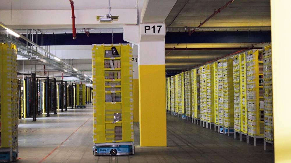 Amazon optimiza su centro robotizado de Illescas para gestionar 550.000 unidades al día