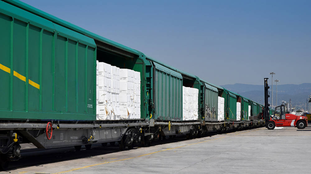El Port de Tarragona retoma el servicio ferroviario de pasta de papel con Salamanca