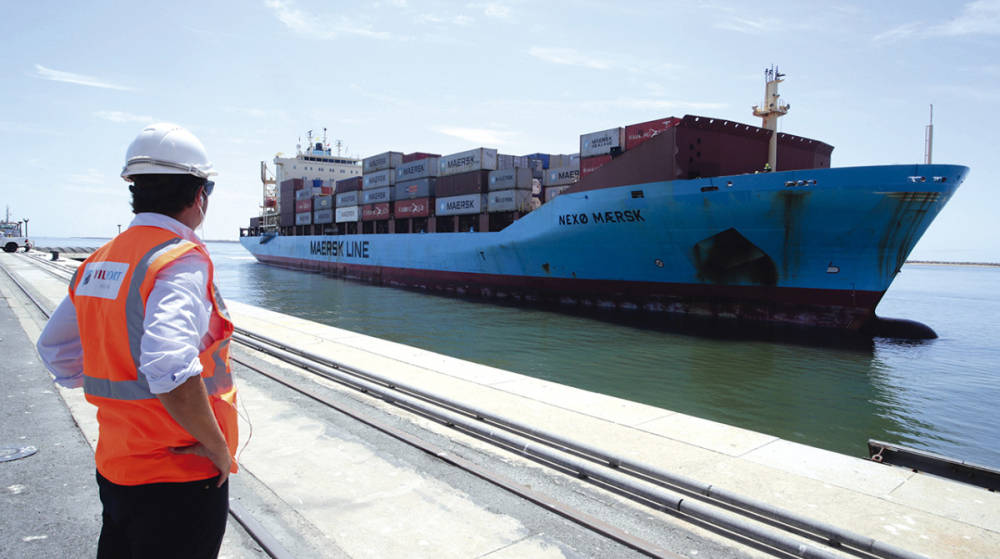 Maersk estrena su nuevo servicio con el Puerto de Huelva