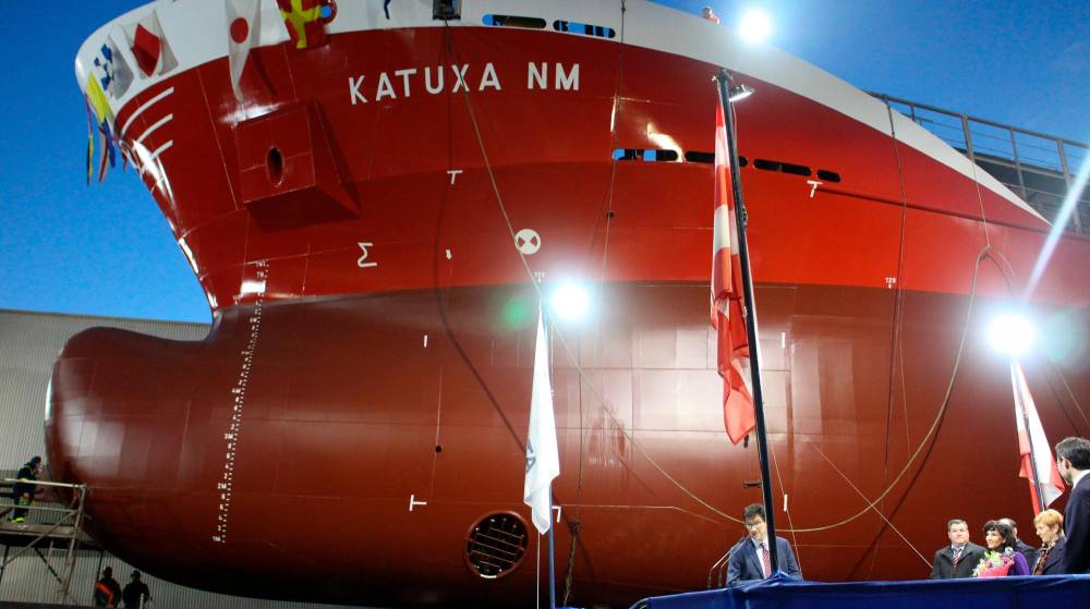 Murueta bota en Bilbao el carguero diésel eléctrico “Katuxa NM” para MAAS