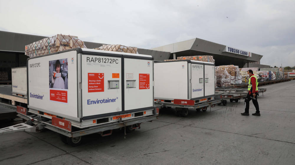 Turkish Cargo aprovecha su puente a&eacute;reo intercontinental para el transporte de vacunas de Covid-19