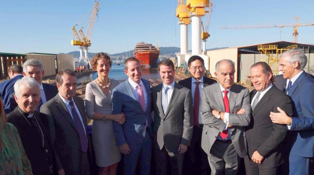 Barreras bota en Vigo el nuevo crucero de lujo de Ritz-Carlton