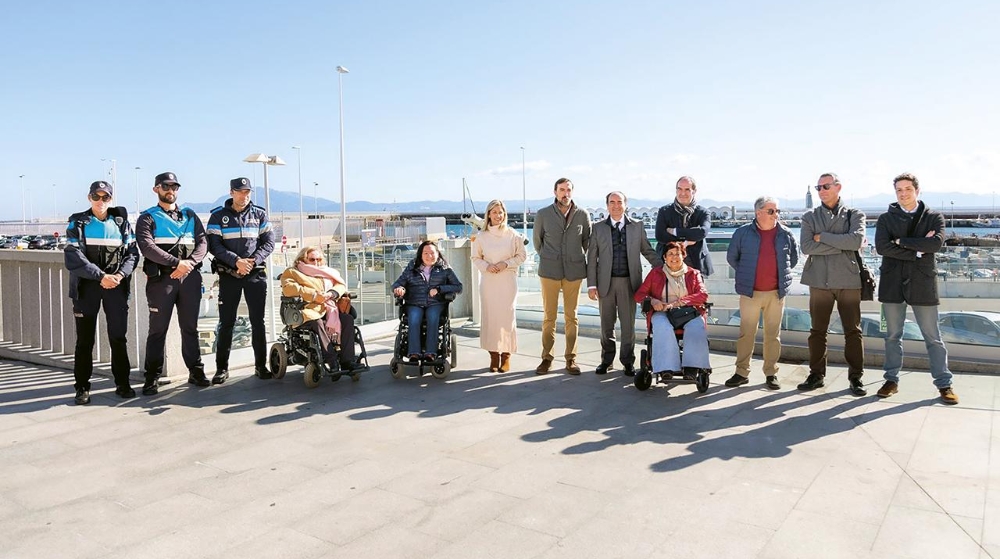 La Plaza Mirador del Centenario de Tarifa, más inclusiva gracias a la APBA