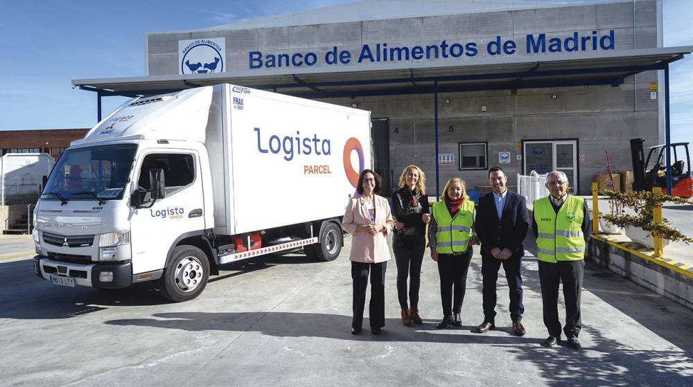 Logista entrega 770 kg de productos al Banco de Alimentos de Madrid