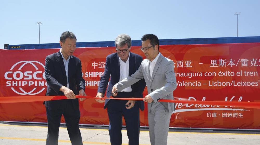 COSCO afianza su apuesta intermodal con un nuevo servicio ferroviario entre Valencia y Portugal