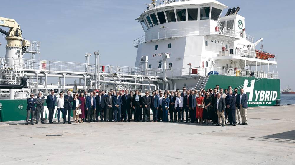 Cepsa y Mureloil presentan el buque “Bahía Levante” en Algeciras