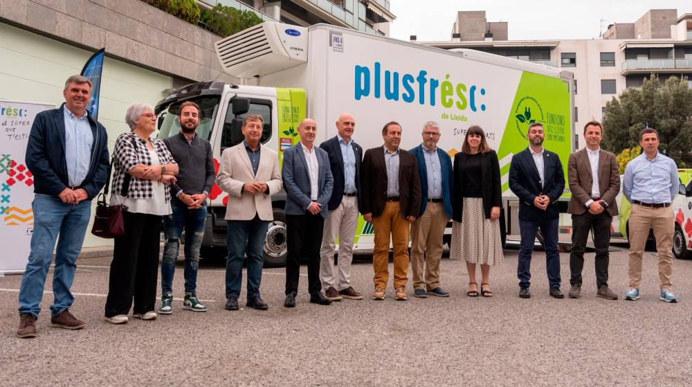 Plusfresc recibe un camión 100% eléctrico para la logística de frío urbana