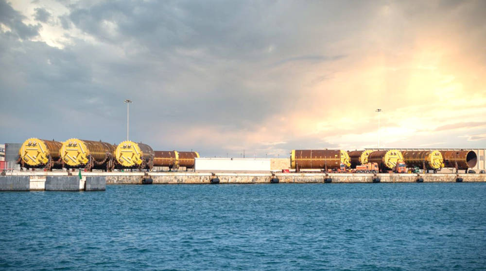 El Puerto de Tarragona acoge la carga de 22 piezas de 200 toneladas con destino a M&eacute;xico