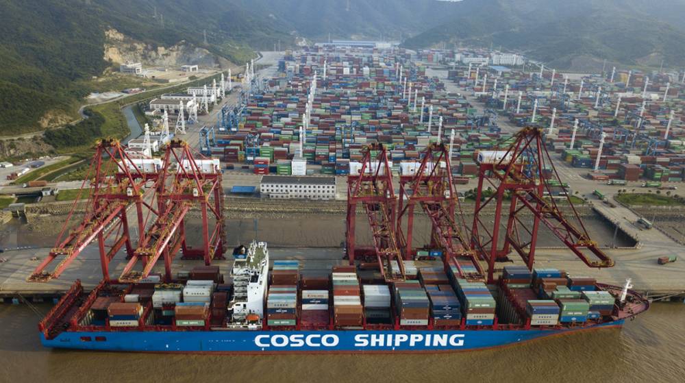 China da se&ntilde;ales de robustez con un 8,4% m&aacute;s de TEUs movidos en sus puertos hasta octubre