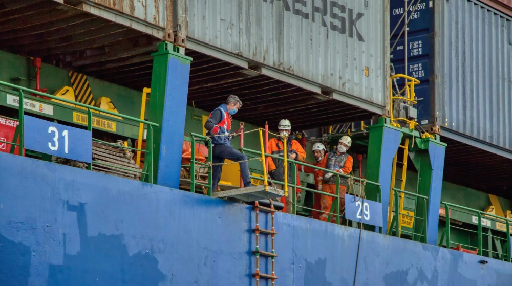 Valenciaport rememora los dos años de pandemia subrayando el rol de la comunidad portuaria