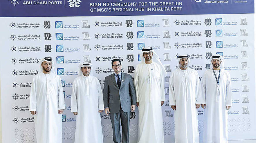 MSC invertir&aacute; mil millones de d&oacute;lares en su nuevo hub regional de Khalifa Port