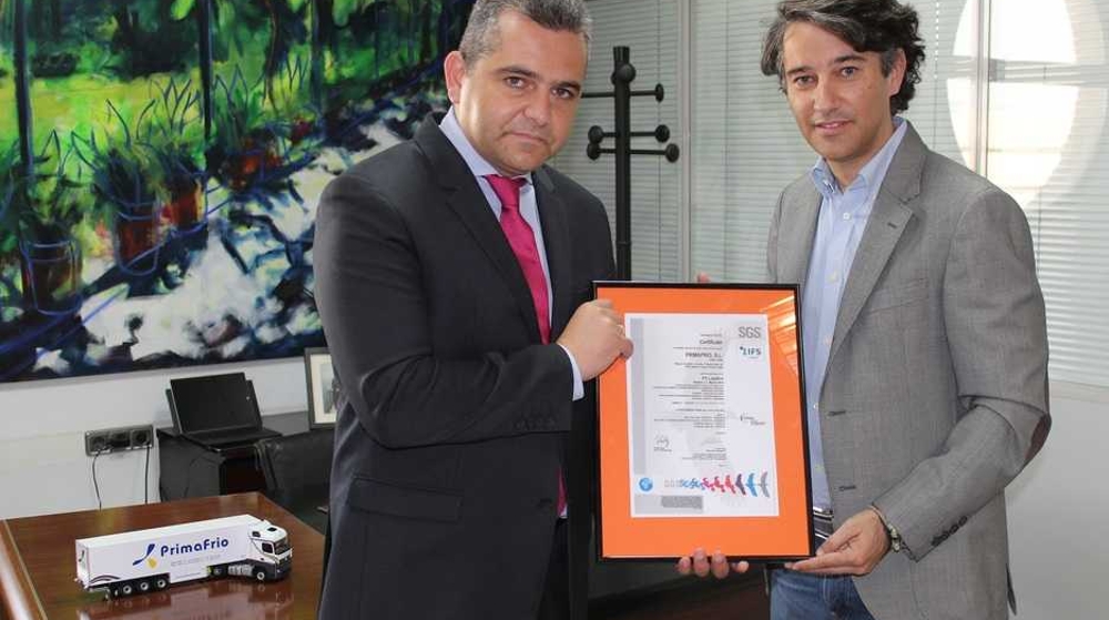 Primafrio refuerza su certificaci&oacute;n agroalimentaria con la norma IFS Logistics