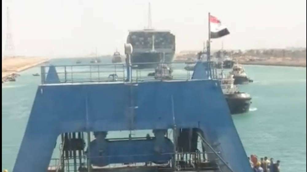 Liberado el Canal de Suez