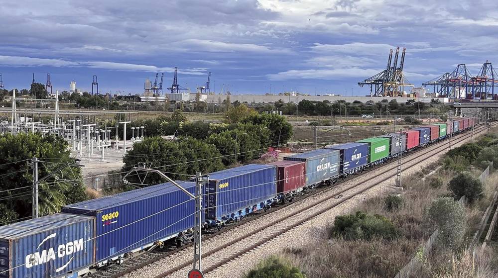 El Puerto de Valencia aumenta un 9% su conectividad ferroviaria