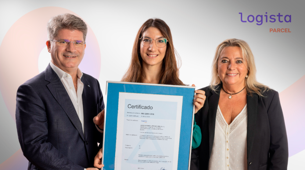 Logista Parcel obtiene la certificación ISO 22000 de seguridad alimentaria