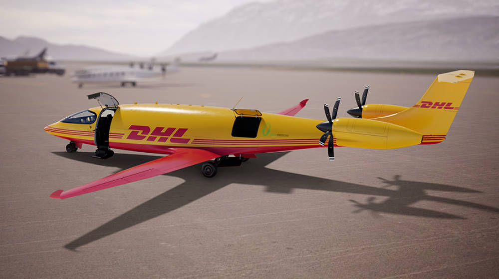 DHL Express impulsa su futuro sostenible con una red de aviones el&eacute;ctricos de Eviation