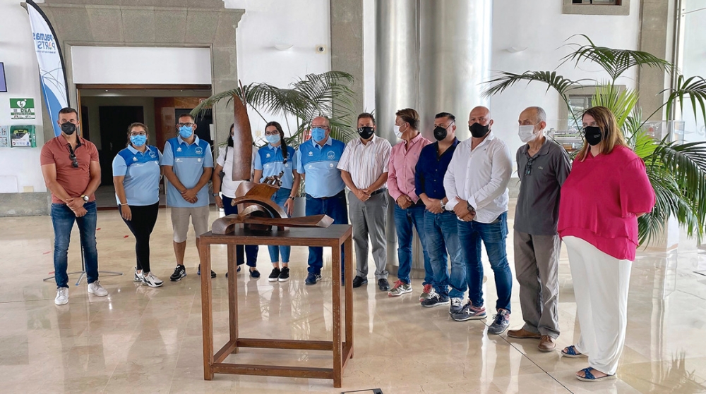 La AP de Las Palmas expone la escultura &quot;Juego del Mar&quot;