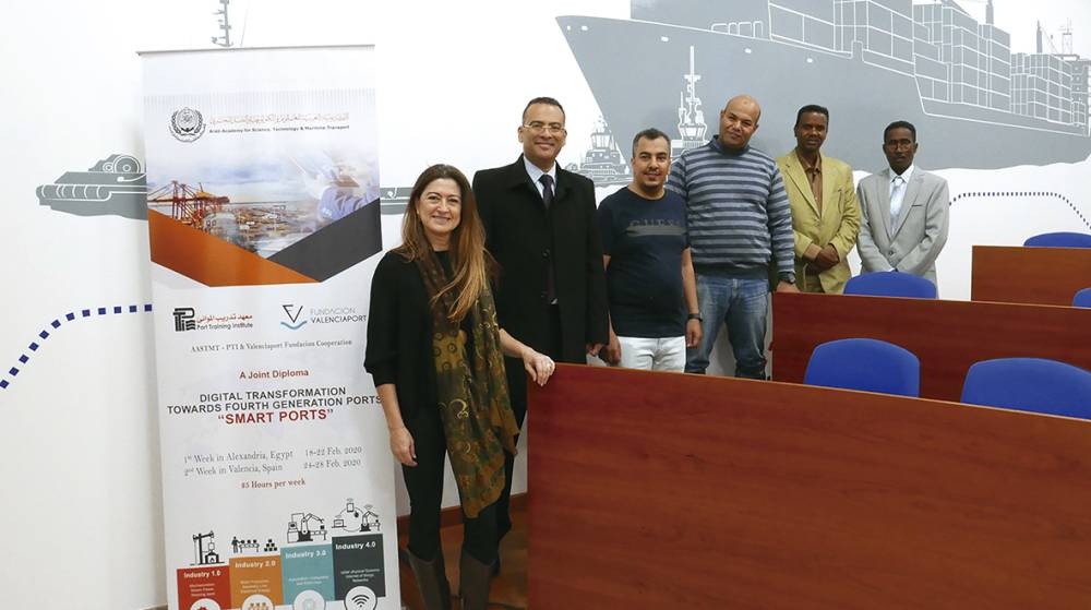 La Fundaci&oacute;n Valenciaport imparte un curso sobre Transformaci&oacute;n Digital en puertos a directivos de Arabia Saud&iacute;, Sud&aacute;n y Egipto
