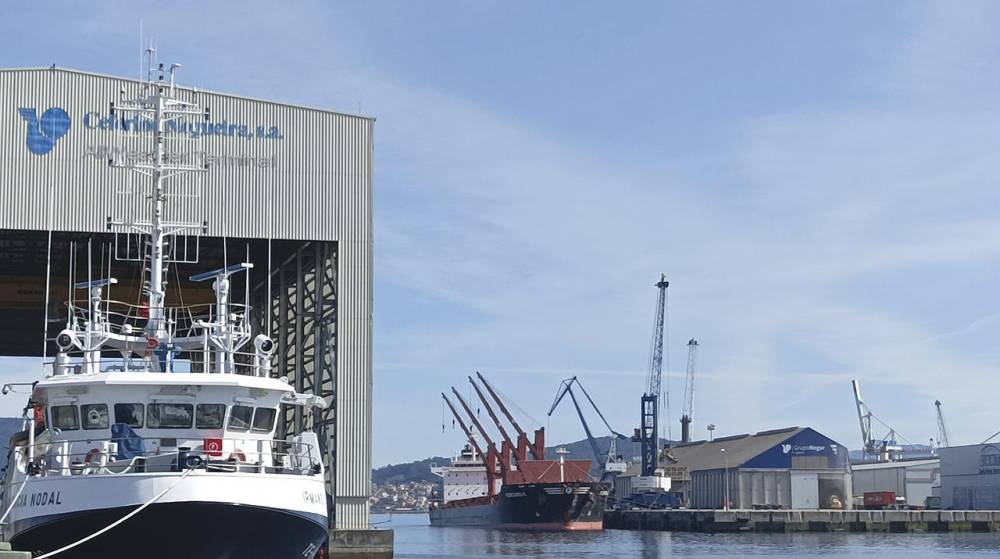 Los graneles sólidos llevan al Puerto de Marín a su récord mensual de mercancías en agosto