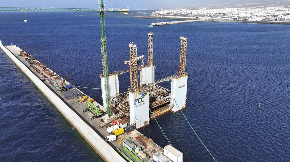 La Autoridad Portuaria de Las Palmas inicia la construcción de cajones para el muelle de Naos en Arrecife