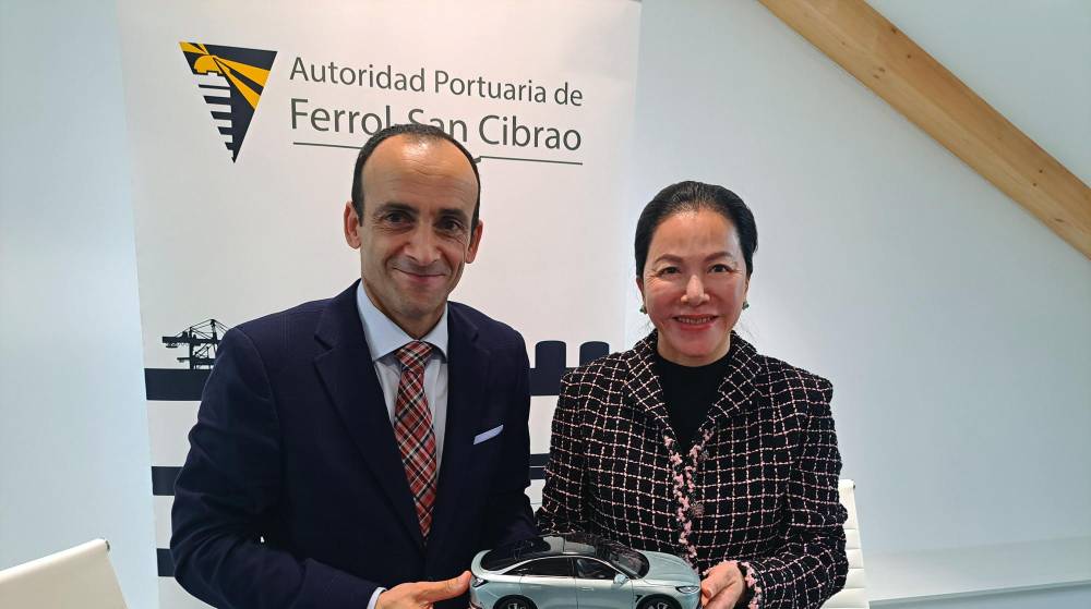 La china Arcfox sitúa al Puerto de Ferrol en la órbita internacional de la logística de vehículos