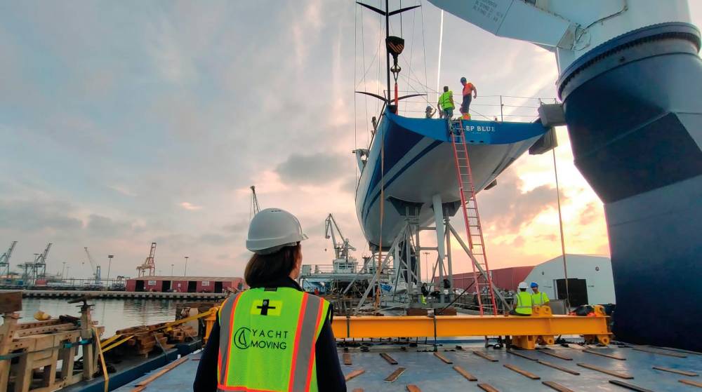 Yacht Moving coordina el traslado de un velero desde Italia al puerto de Sagunto