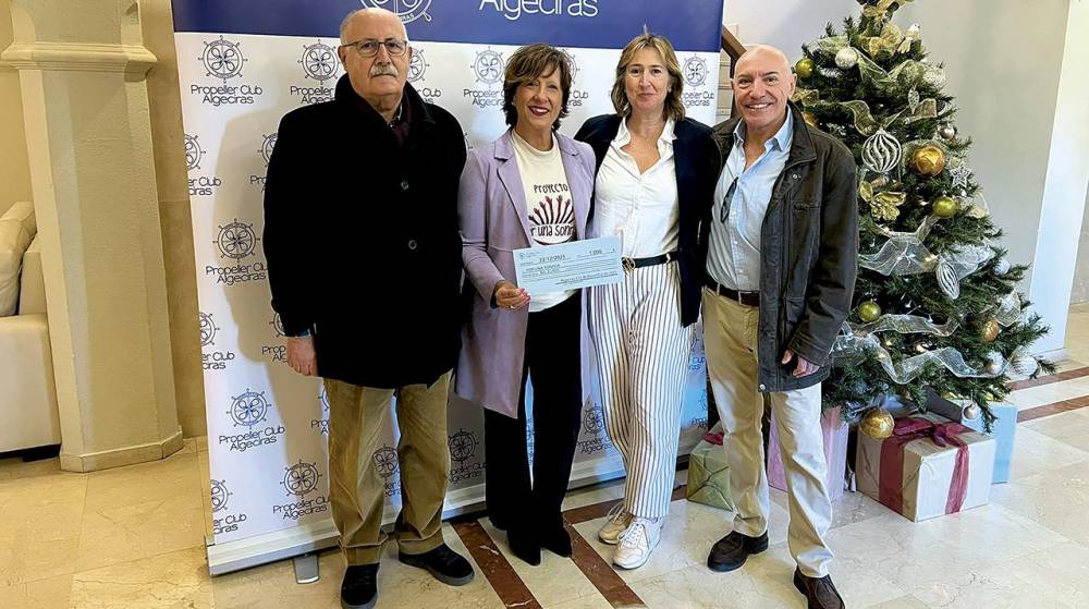 El Propeller Club de Algeciras entrega un donativo de 1.000 euros a la ONG Por una sonrisa