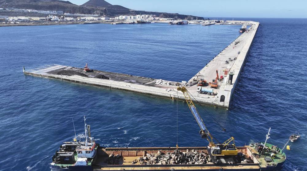 Arrancan los trabajos para la prolongación del Dique de la Esfinge de Las Palmas