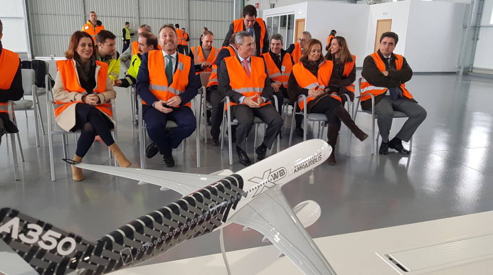 Airbus inaugura su nueva nave log&iacute;stica en el Aeropuerto de Teruel