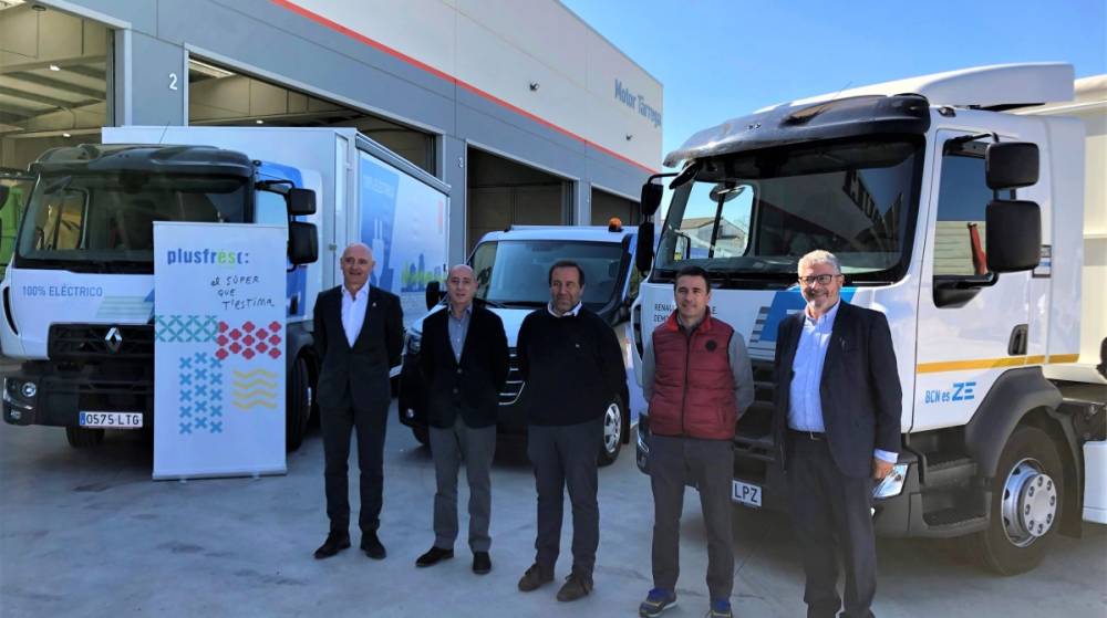 Transportes Bosch Portillo y Plusfresc adquieren el primer cami&oacute;n el&eacute;ctrico para el reparto en Catalunya
