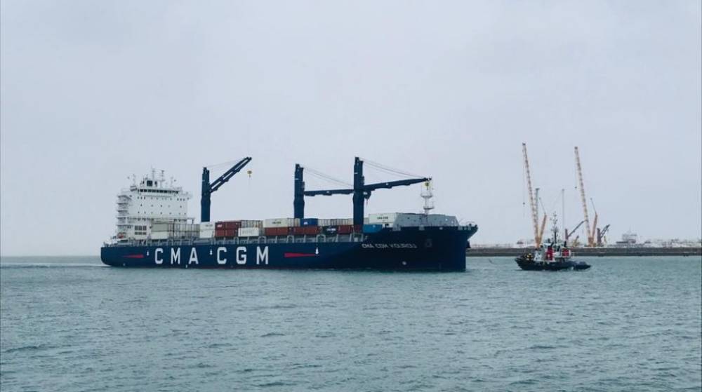 CMA CGM estrena nuevo servicio de contenedores semanal en el Puerto de C&aacute;diz