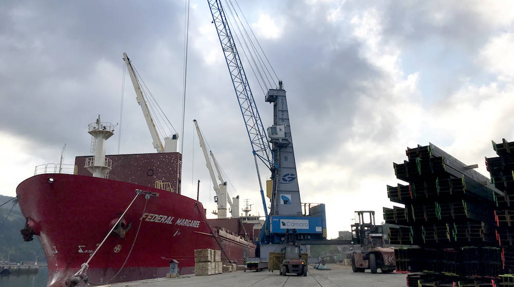 Berg&eacute; opera en Pasaia un buque con 185 metros de eslora, la mayor permitida en el puerto