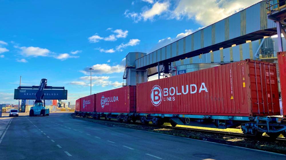 Boluda Maritime Terminals Santander recibe su primer tren desde Madrid