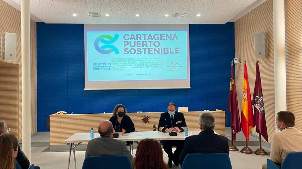 Puerto de Cartagena y la Armada reafirman su compromiso con los ODS