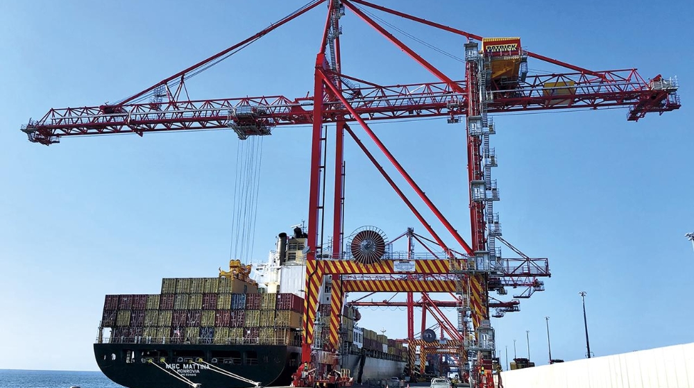 Patrick Terminals recibe una grúa semiautomatizada de Liebherr en el Puerto de Brisbane