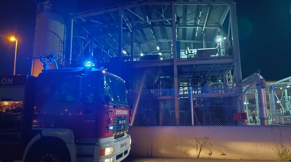 Extinguido un incendio en una empresa de la Dársena Sur del Puerto de Castellón