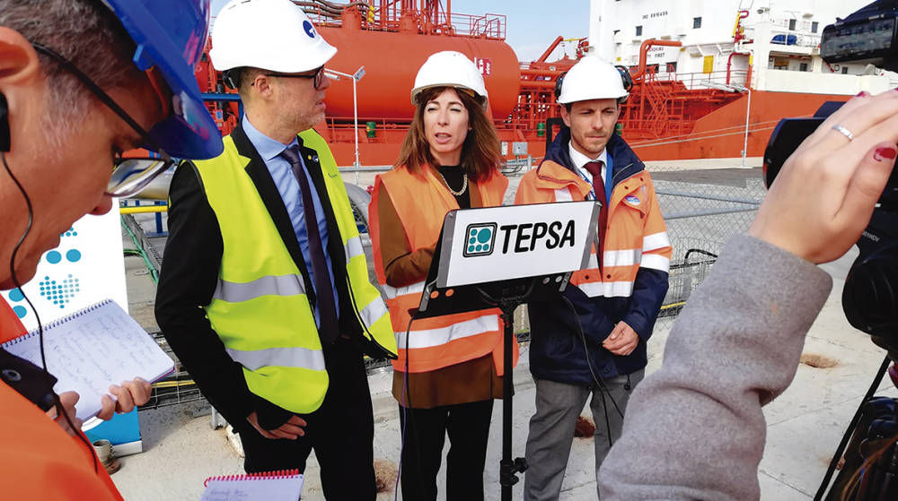 Josep Maria Cruset visita las nuevas instalaciones de TEPSA en el Moll de la Qu&iacute;mica