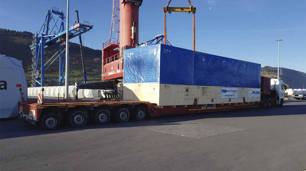 Transmil completa la operativa de una carga de proyecto en Bilbao con destino a Houston